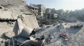 Gazans dig through rubble by hand for bodies, survivors amid fresh horrors of Israeli offensive