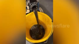 VIDEO - Watch as cleaners reveal just how dirty Tube seats can be