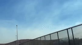 US: Cannonball 3 Wildfire Rages In Pompton Lakes, New Jersey, Forcing Road Closures