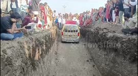 Driver holds funeral for his beloved car instead of scrapping vehicle