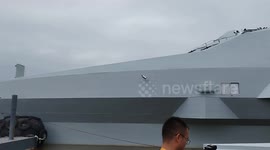 China: China Zhuhai Air Show Unmanned Combat Vessel