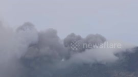 Kanlaon Volcano belches ash plumes amid heightened activity