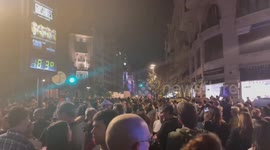 Spain: People protest in Valencia over floods