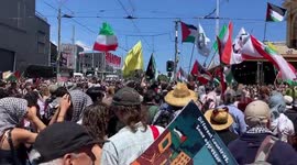 Australia: Demonstration in solidarity with the Palestinian Resistance in Melbourne