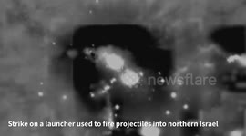 Israel: Strike on a launcher used to fire projectiles into northern Israel