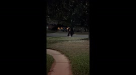 Trick-or-Treater Gets Scared