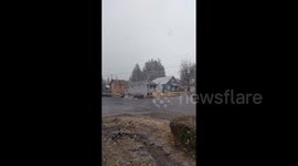 US: Cold Front Brings Snow To California’s Sierra Nevada On Veterans Day