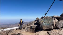 Boy, eight, conquers highest peak in Africa after completing Mount Olympus