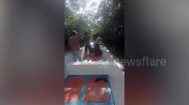Fisherman found half-eaten by crocodile in Indonesian river
