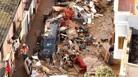 Spain: Devastation after storm DANA in Valencia