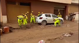 Spain: Recovery works after storm DANA in Valencia
