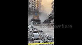 Lebanon: Cleanup in the streets of Beirut after Israeli strikes