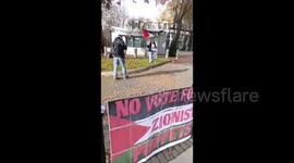 Ireland: Activists mobilized outside the US embassy in Dublin to protest the US-funded Israeli genocide