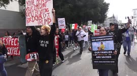 Los Angeles: DACA Recipients March for Legalization