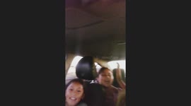 Kids jamming to They not like us on a hot summer day on the drive to go swimming.