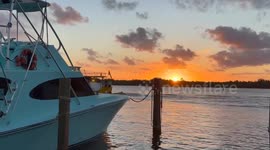 Stunning Sunset at Dania Marina
