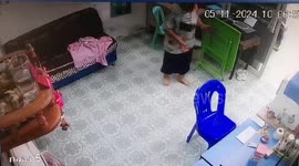 Python bites snake wranglers as they battle to remote it from shop