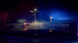 Police use 'grappler' tool to catch car chase suspect