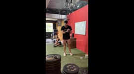 Gymnastics ring breaks during workout in Junín, Argentina