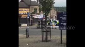 Police presence in Birstall after MP was shot