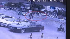 Man climbs over central reservation and gets run over