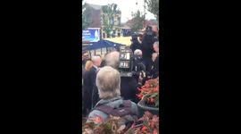 JO COX SHOT David Cameron Gives speech