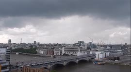Storm clouds over london