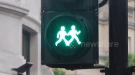 LGBT special traffic lights installed in London ahead of 2016 London Pride
