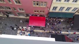 England fans and hooligans fight in Lyon