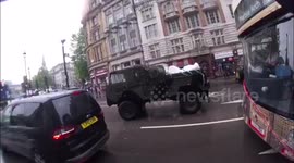 Fake UN convoy transports 'alien corpse' through London