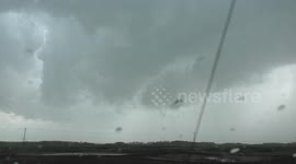 June 18, 2016 - Highlighting insane winds/rain near Churchbridge Sk.