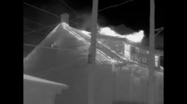 4th Alarm Arson Fire Shenandoah, Pa Thermal video