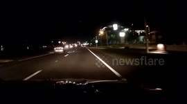 Car almost hits me.