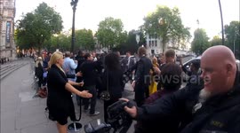 Kylie Minogue causes Chaos when she arrives at the Victoria and Albert Museum Summer Party