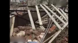 Hailstones and tornado hit southern China