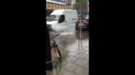 Flooding after torrential downpour