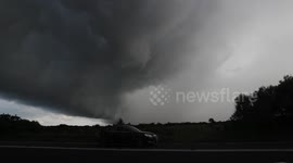 Amazing Storm Structure From Thunderstorm In N. Ireland - June 23rd 2016