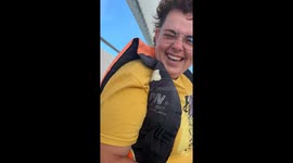 British woman aghast as Oyster card blows from her hand on boat