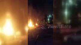 Israeli Settlers Burn Palestinian Owned Vehicles in East Jerusalem’s