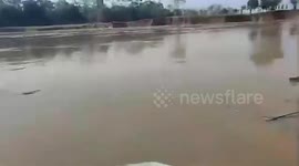 Villager stranded in Typhoon Toraji flood rescued in the Philippines