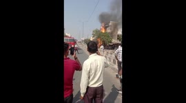 Gas pipeline explodes killing one person in India