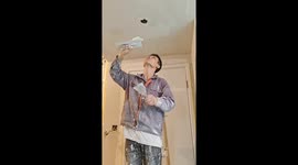 Video shows ceiling filling falling off in Sichuan province, China