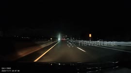 Shooting Star Captured On Dash Cam