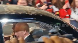King Charles and stars of Gladiator II arrive for premiere in Leicester Square