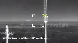 Israel: The interception of a UAV by an IDF missile boat in the area of Eilat