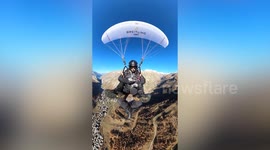 'World's Most Intrepid Twins' break record by flying 8,000ft over Alps