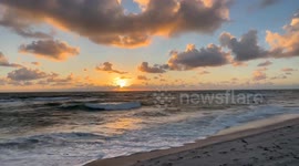 Dazzling Sunrise at Dania Beach