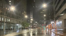 Autumn weather, windy, rainy Montgomery county
