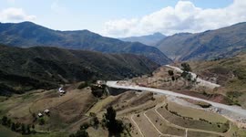 Peru: Construction advances on Peru's Andes highway