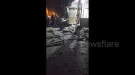 Lebanon: The effects of the Israeli reid on Burj al-Barajneh this morning